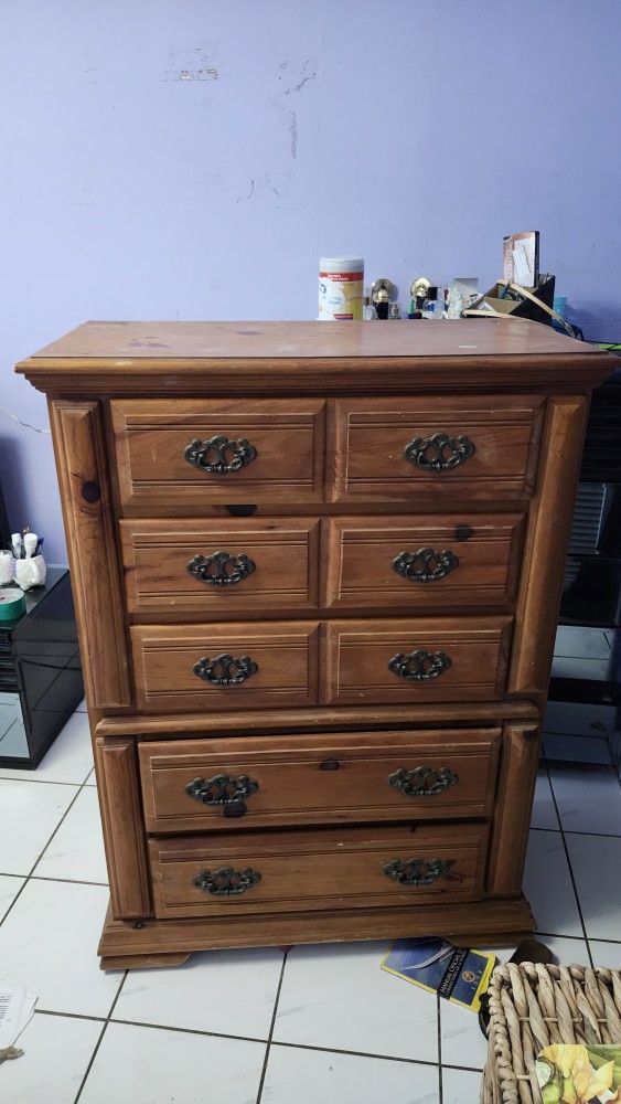Real Wood Dresser Vintage