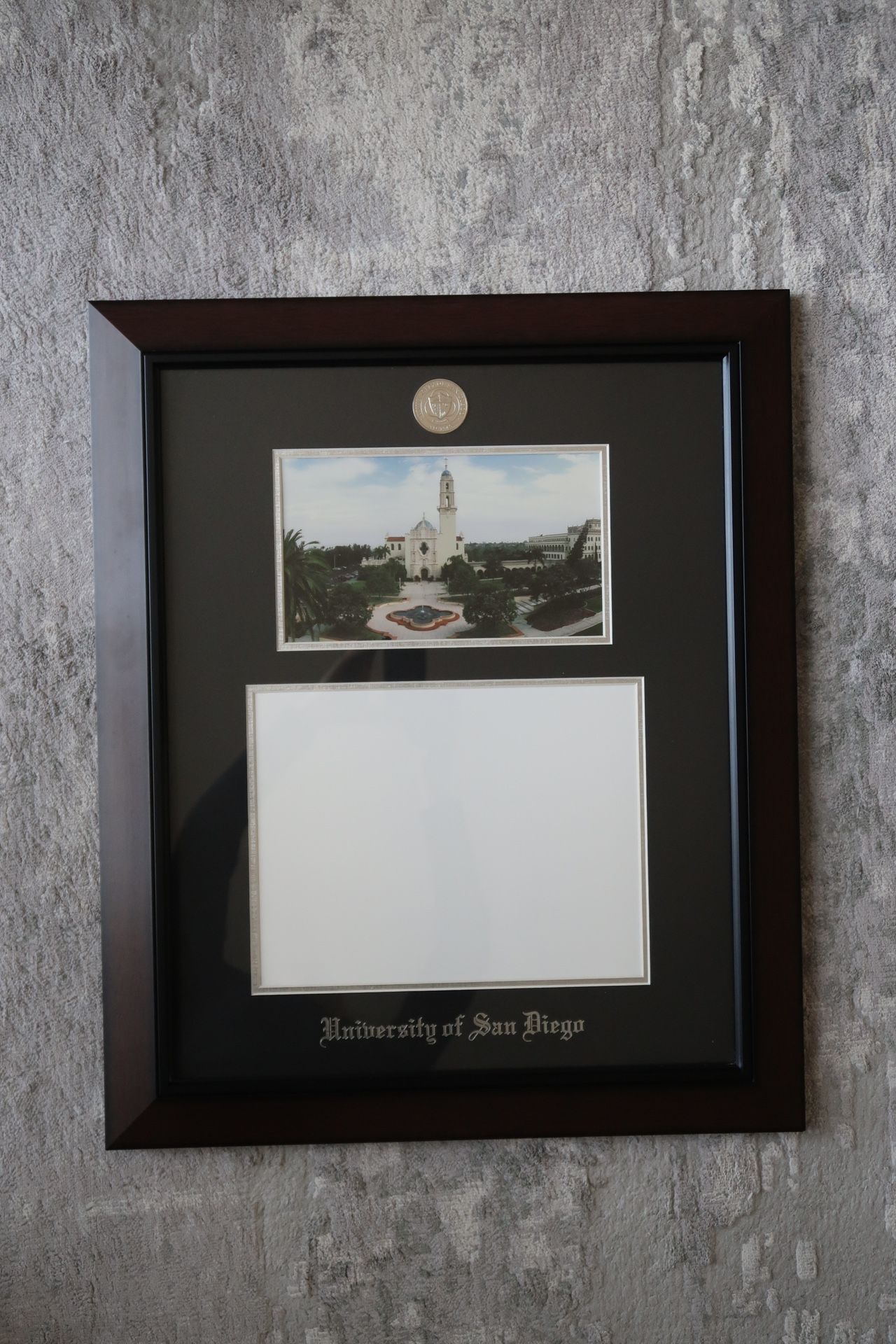 USD University of San Diego Custom Diploma Frame