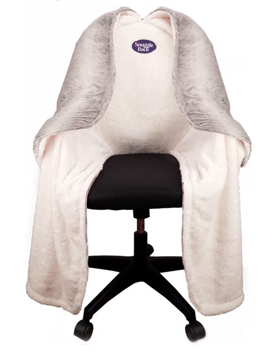 Office chair blanket by Snuggle