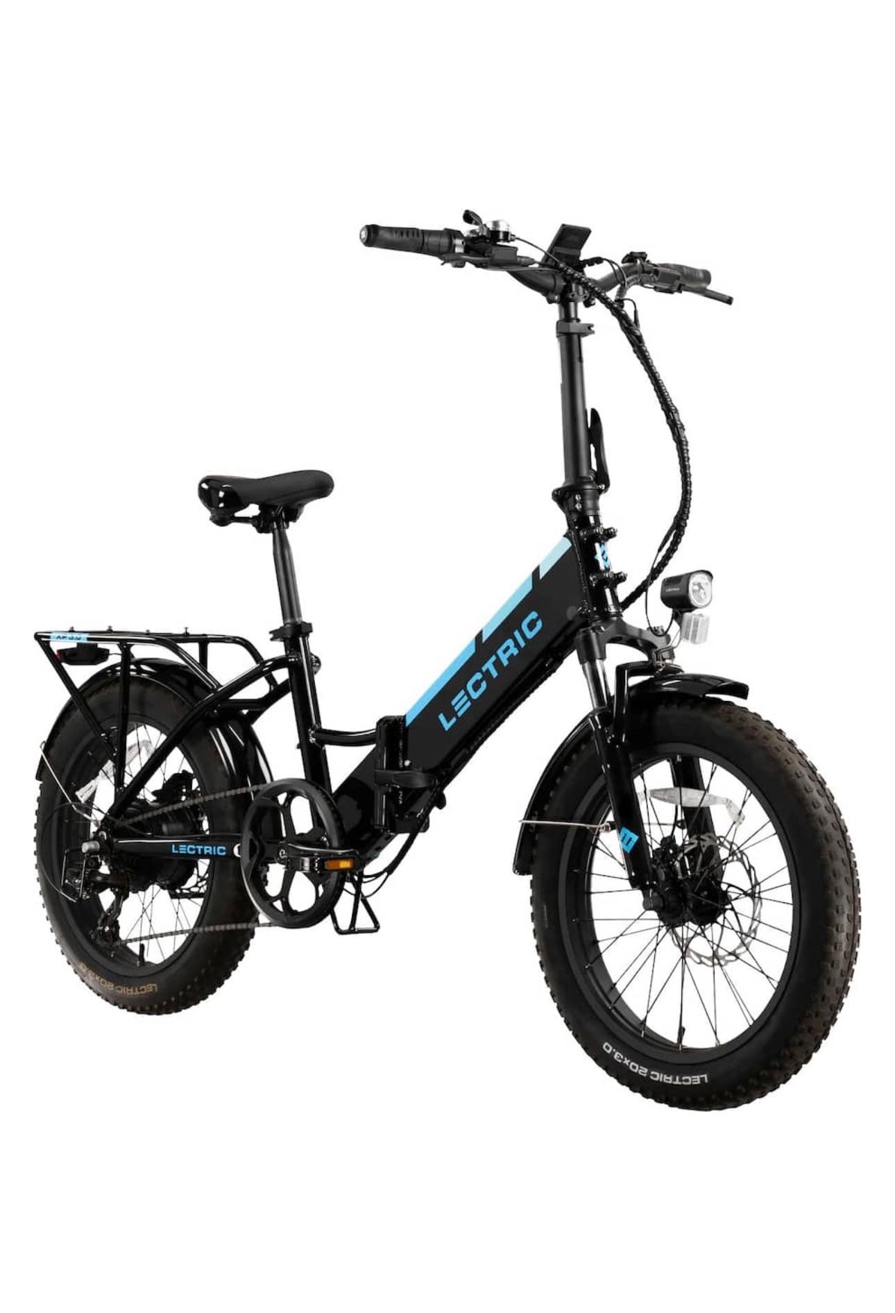 Lectric eBikes - XP Step-Thru 3.0 Foldable Long-Range eBike: 65 miles Max Operating Range & 28 mph Max Speed - Unisize - Black