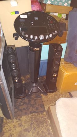 Karake Machine with Tower Speakers