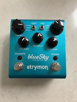 Strymon blue sky reverb guitar pedal