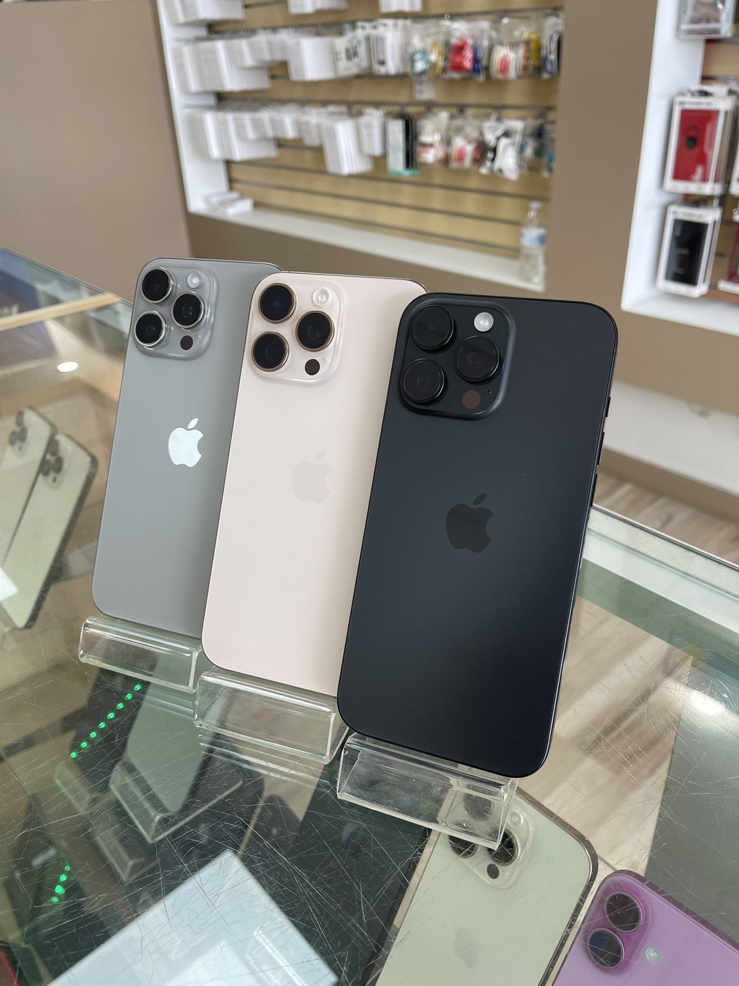 Apple iPhone 16 Pro Max Titanium Silver-Gold-Black Fully Unlocked To Any Carrier! Own It Today With Easy Financing Options! $10 To $100 Down To Take! 