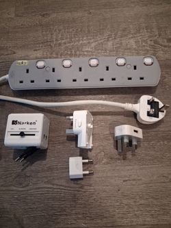 UK power strip/ International travel adapters