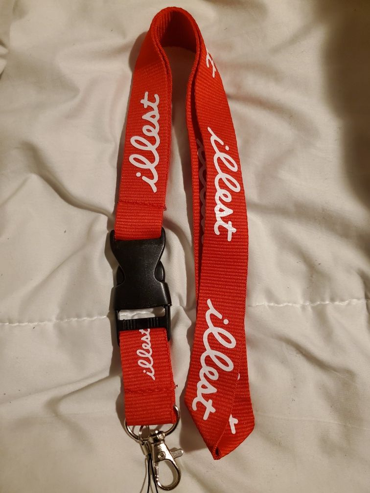 New Illest lanyard breakaway keychain + free stickers