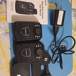 Two Brand New Body Worn Camera In The Box 