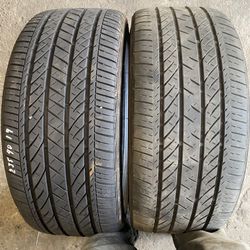 Pair Tires 235 40 19
