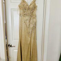 Cocktail Gold Dress