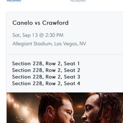 Canelo Vs Crawford Tickets