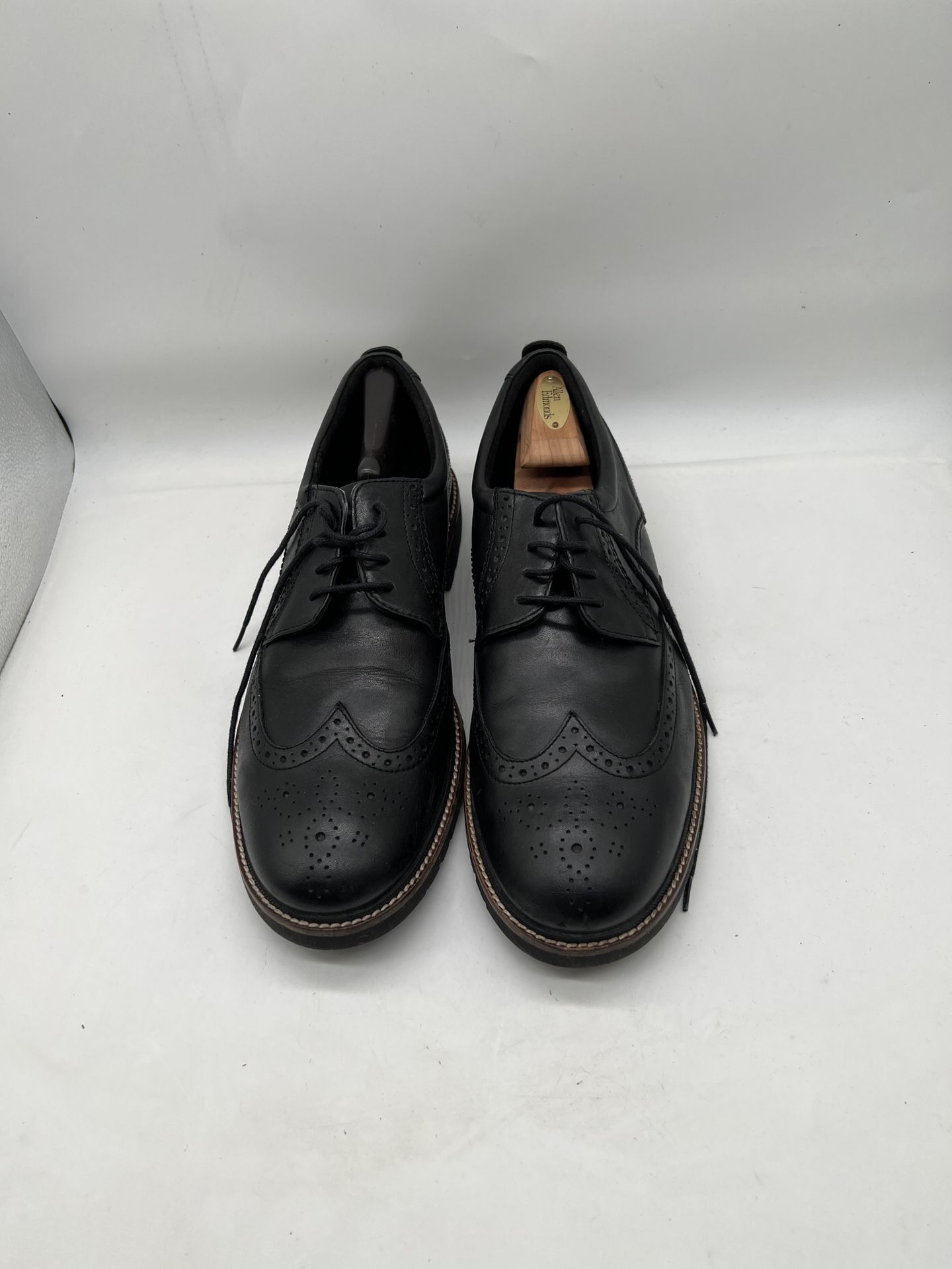 Men's Rockport Marshall Wing Tip Oxford black Leather US 12 M