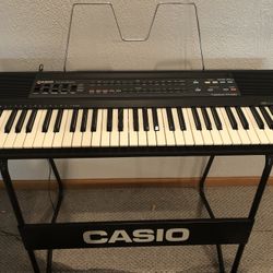 Vintage Casio Casiotone CT-640 PulseCode Modulation Keyboard MIDI 465 Tone Bank