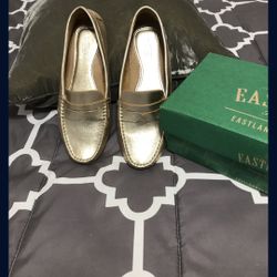 Eastland Gold Loafers 