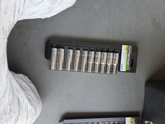Pittsburgh Pro 1/2-in Drive 10 Piece Chrome Deep Well Socket Set Metric