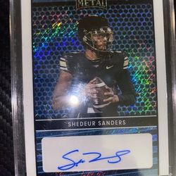 2024 Leaf Sheduer Sanders Auto Rookie Card