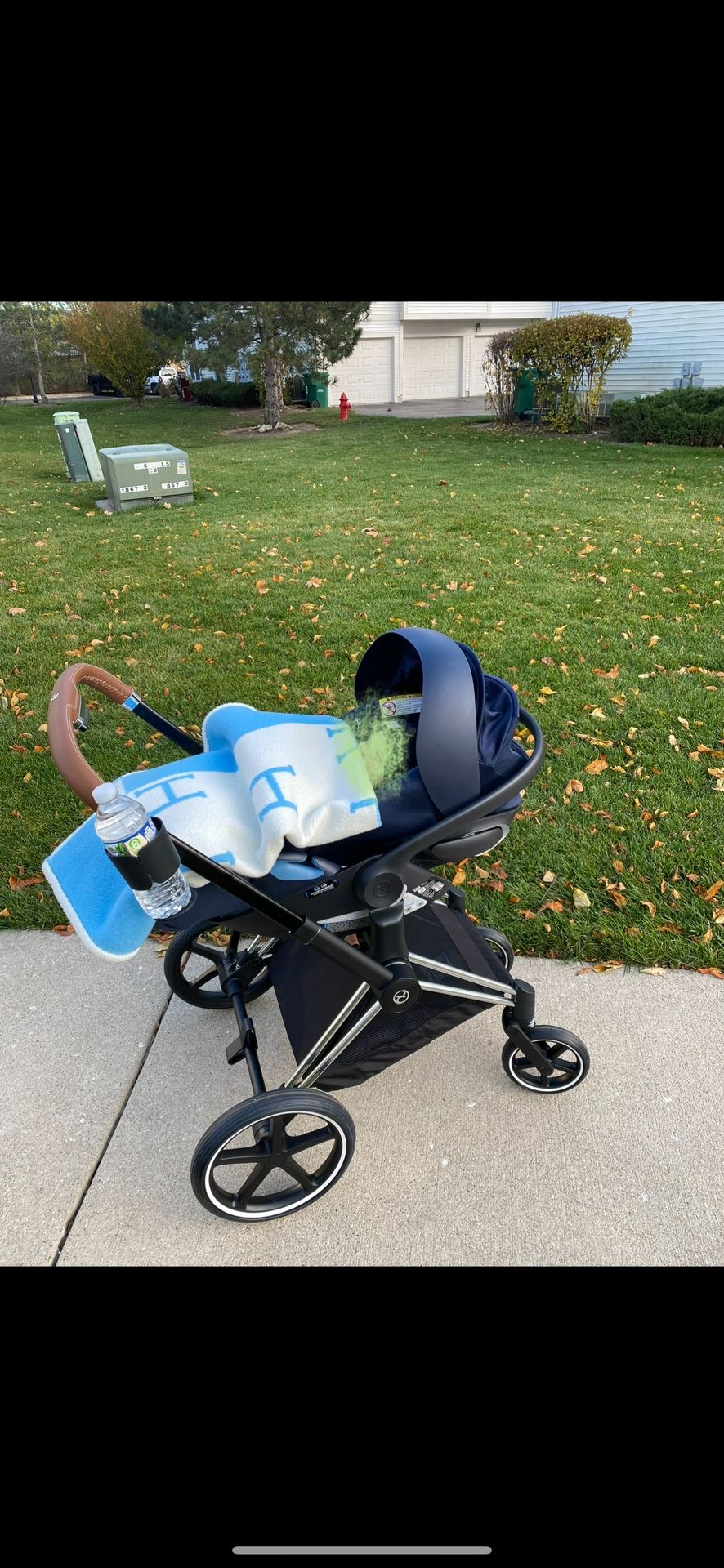 Cybex Priam Stroller and Cybex Cloud G Lux Car Seat