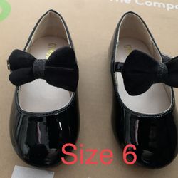 Gymboree & Toms Girls Shoes. Red Glitter, Black Patent,  Pink Green 