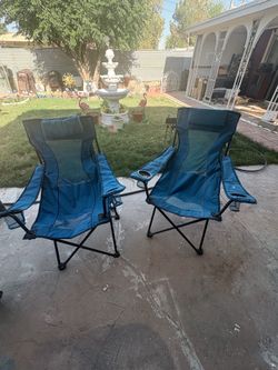 Foldable camping chairs