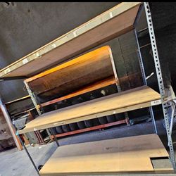 boltless shelving garage rack storage 7' tall 8'wide 3'deep