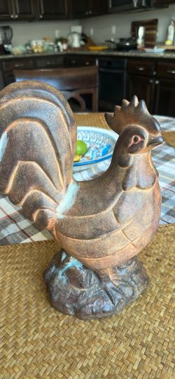 Rustic farmhouse terracotta Rooster