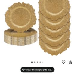 Gold Charger Plates 