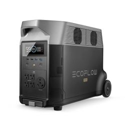 EF ECOFLOW Portable Power Station 3600Wh DELTA Pro, 120V AC Outlets x 5, 3600W, 2.7H Fast Charge, Lifepo4 Power Station, Solar Generator for Home Use,