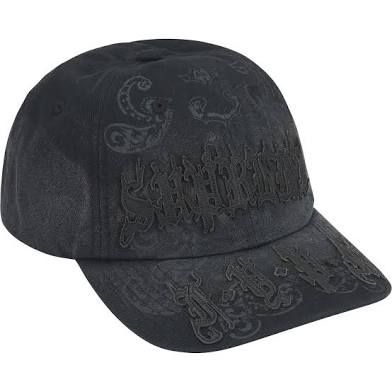 Supreme Faded Appliqué Leather Logo Hat