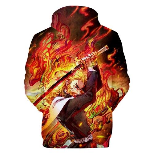 Demon Slayer Kimetsu no Yaiba Anime Hoodie Sweatshirt Casual Costume Sweater