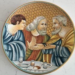 The Last Supper Hand Etched And Printed In Italy