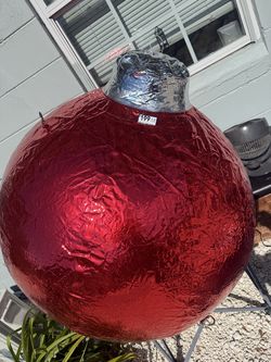 3 foot Christmas ornament