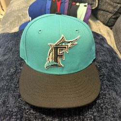 Florida Marlins New Era Fitted Size 7 1/8