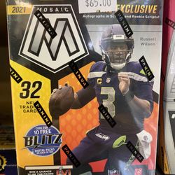 Fanatics Exclusive Mosaic NFL Football Blaster Box 2021 Panini Football Sealed