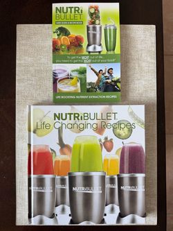 Nutribullet Life Changing Recipes Book Magic Bullet Blender Cookbook Smoothies