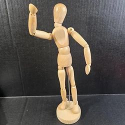 12" people Male Manikin Wooden Art Mannequin Figure