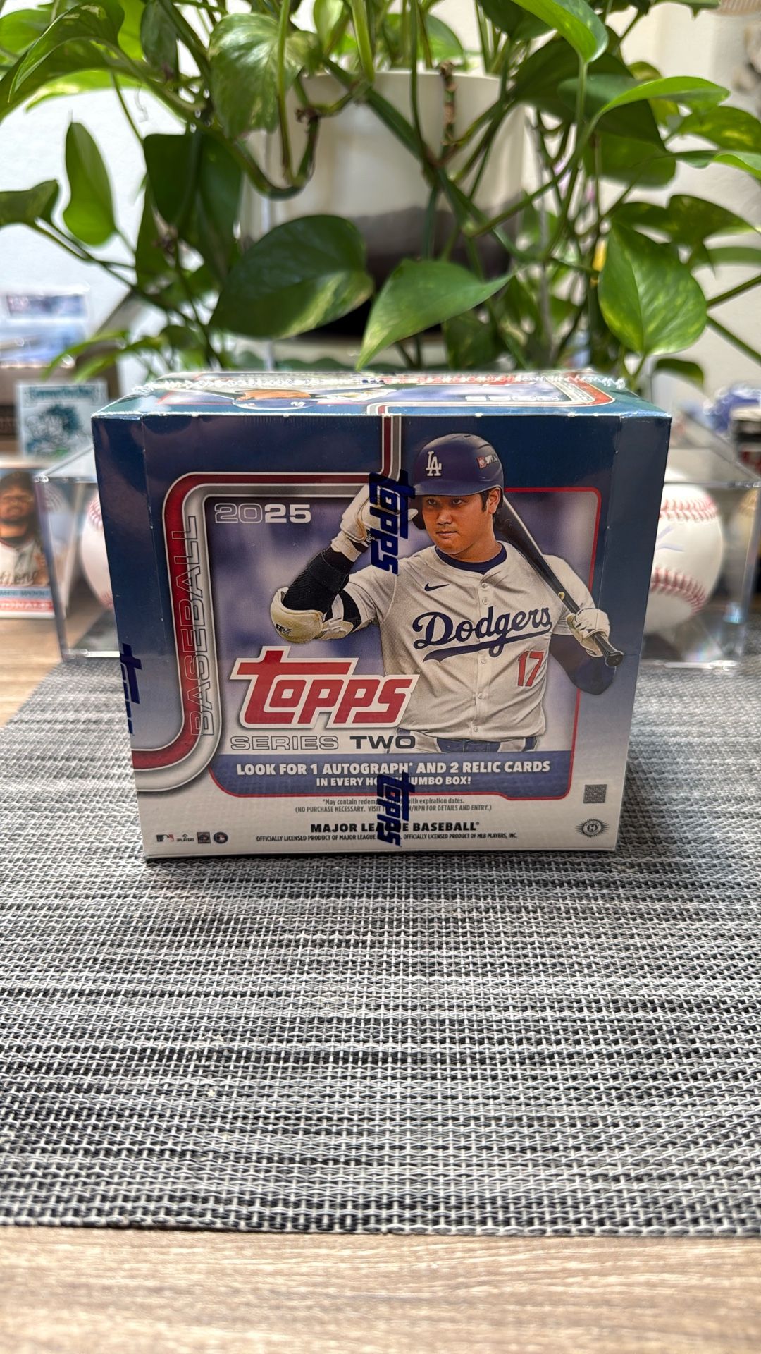 2025 Topps Series 2 Baseball Jumbo Hobby Box Sealed - One Autograph and 2 Relics