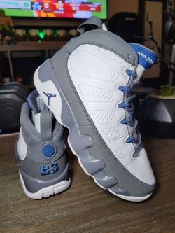 JORDAN 9 RETRO 'FLINT GREY FRENCH BLUE'