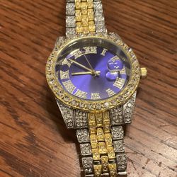 Bling Watch Iced Out New Never Used. 