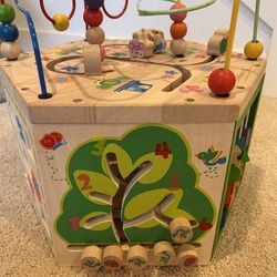 Activity Cube (EverEarth) + Melissa&Doug bead Maze