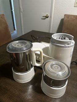 National Super Mixer Grinder with 2 Stainless Steel Jars + Transformer