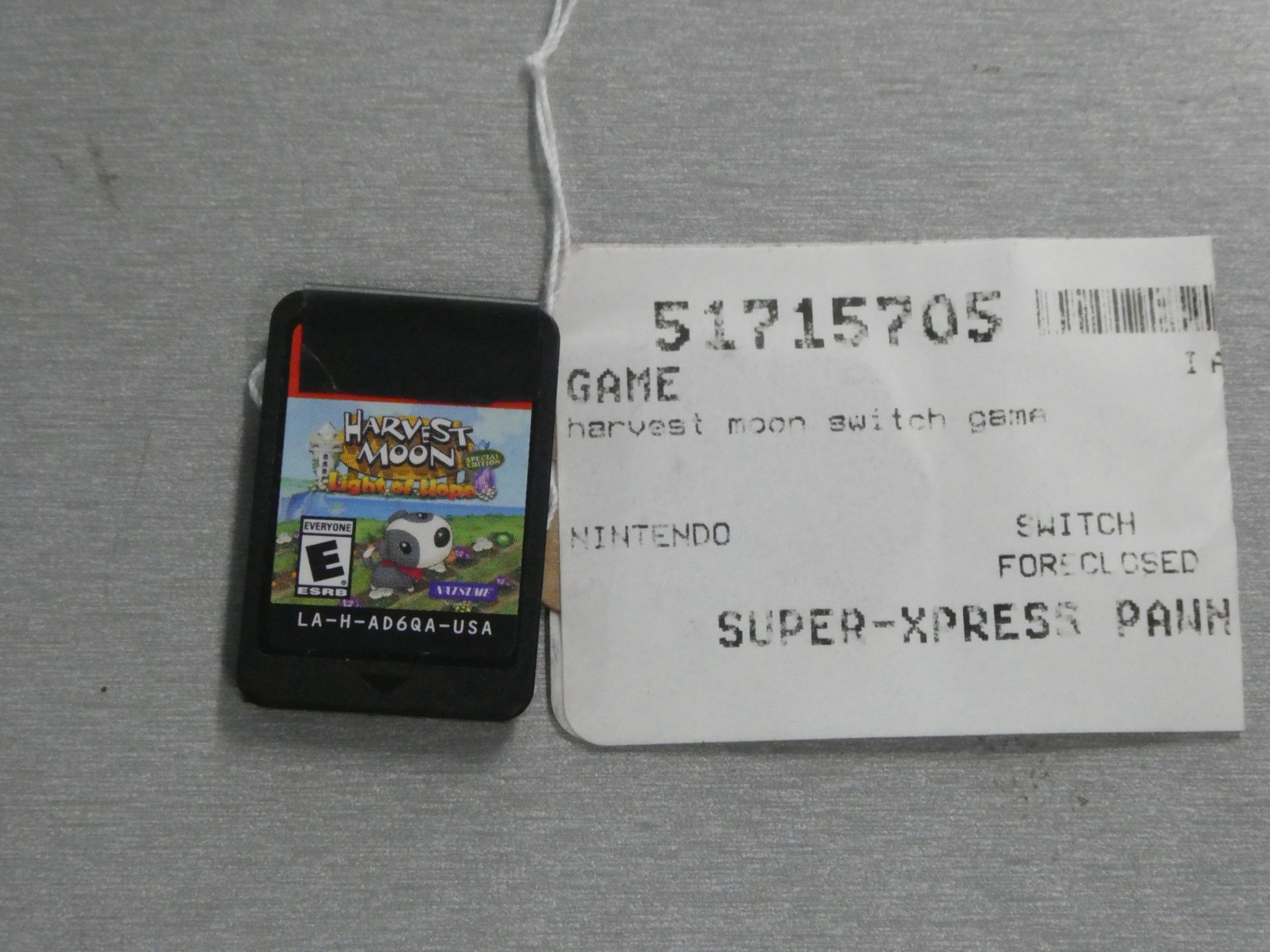 Harvest Moon: Light Of Hope Special Edition Loose Cartridge Only