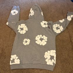 Gray And White Denim Tear 