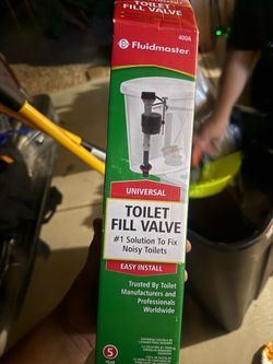 Fluidmaster 400A Universal Toilet Fill Valve fixes noisy toilets