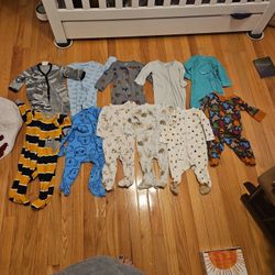 Baby 6 Month Clothes Pajamas Bundle