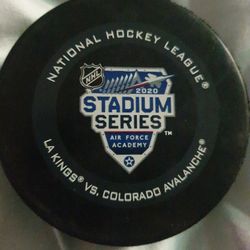 Stadium Series 2020 L.a. Kings vs Avalanche Game Puck