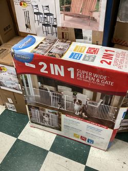 Carlson 2-in-1 Super Wide Pet Pen & Gate