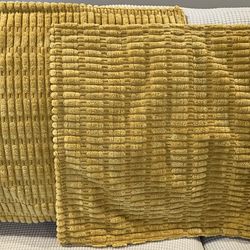 Yellow Mustard Pillow Covers
