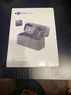 DJI Mic Mini (2 TX + 1 RX + Charging Case), Ultralight, Detail-Rich Audio 48h Use, NEW SEALED