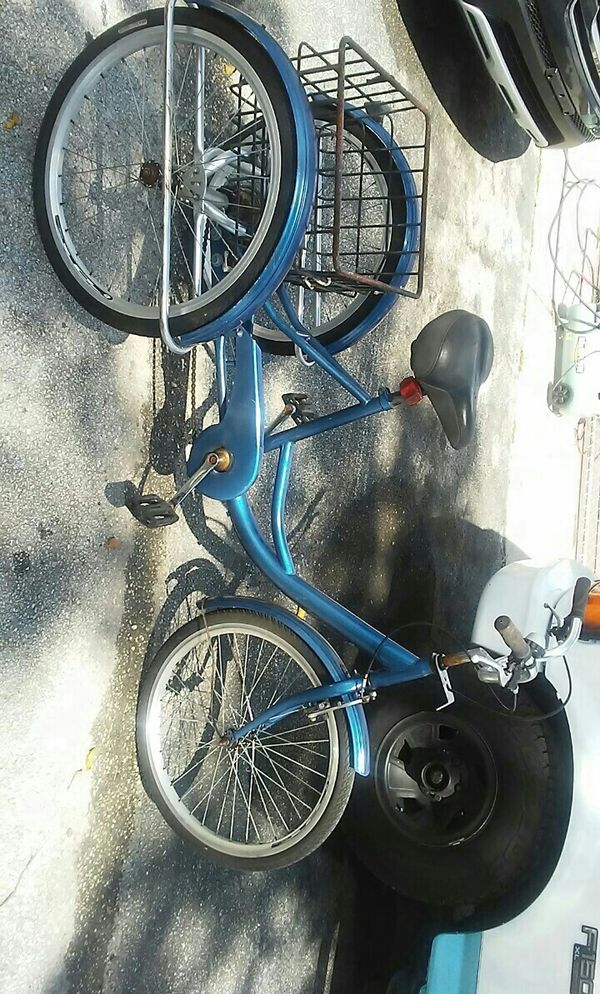 basket for 3 wheel bike