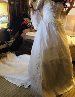 Wedding dress size 10