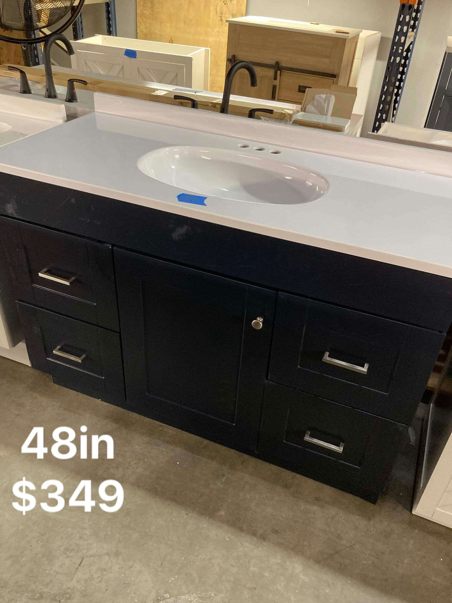 48in Bathroom Vanity With Top