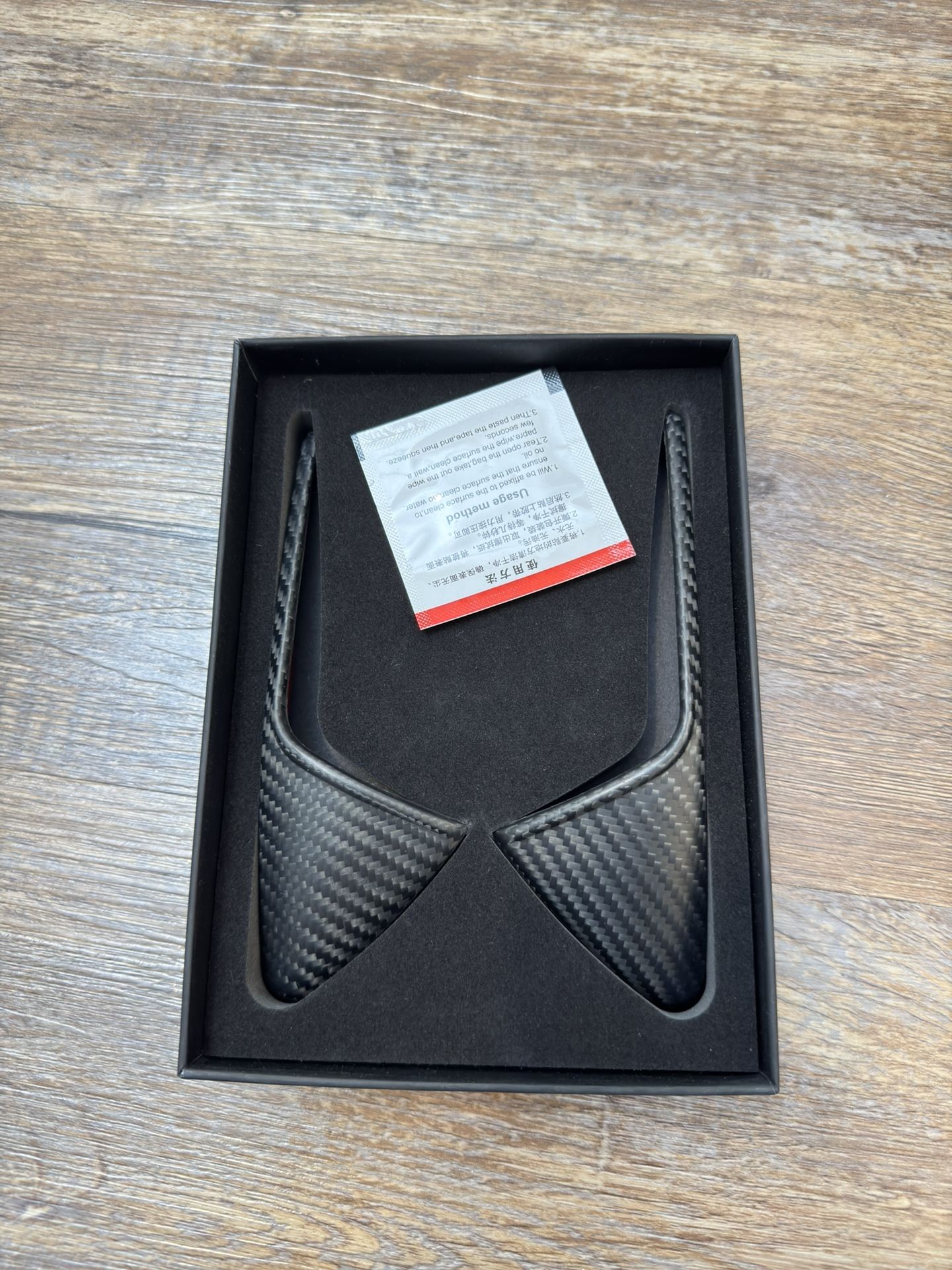 Tesla Model Y Real Carbon Fiber Side Camera Covers